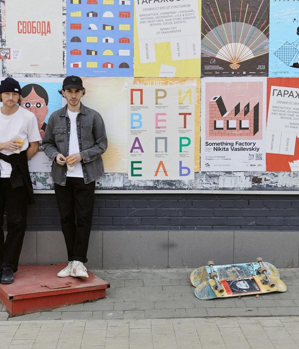 Street art style project showcase of Charyn Canyon on brick wall with neon drips
